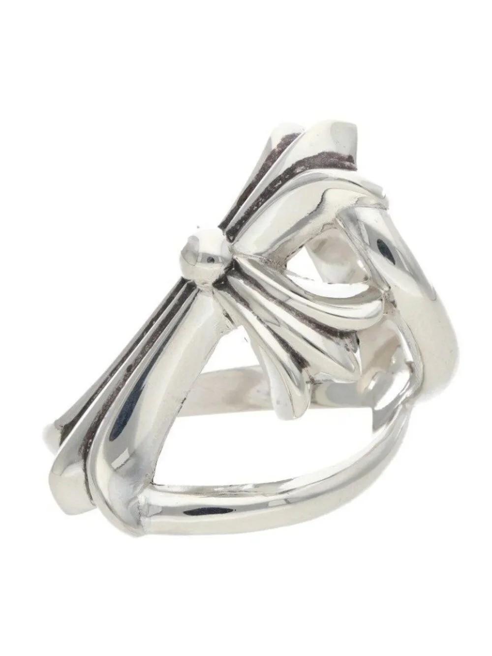 Chrome Hearts Infinity CH Crs CH Cross Silver Ring